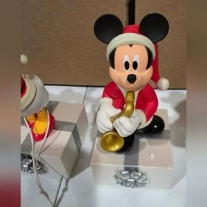 Hallmark Mickey Mouse Holiday Figurine - Red, Black, and Gold